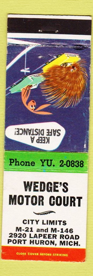 Wedge Motor Court (Wedges Motor Court) - Matchbook (newer photo)